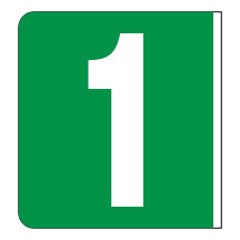 Pump Number Flag Mount Signs