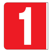 Pump Number Flag Mount Signs