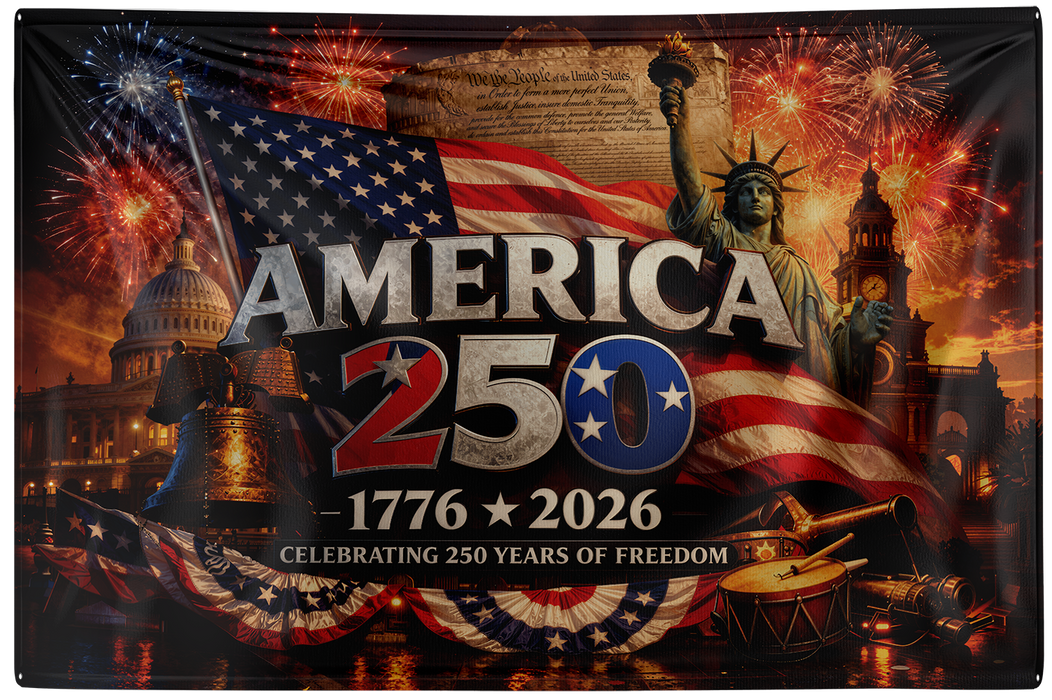 AMERICA 250 BANNER 48"H x 72"W