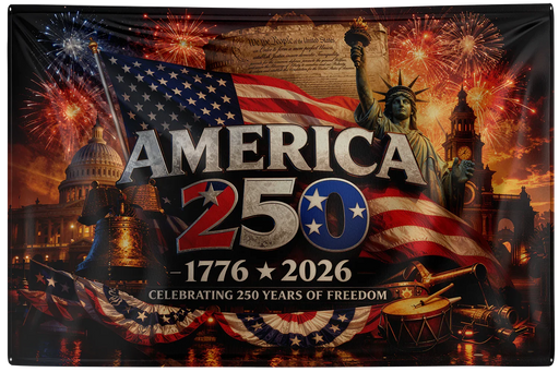 AMERICA 250 BANNER 48"H x 72"W - UnitedSign