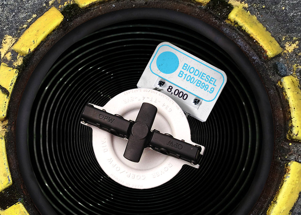 Aluminum FPI Tags- "Biodiesel B100/B99.9"