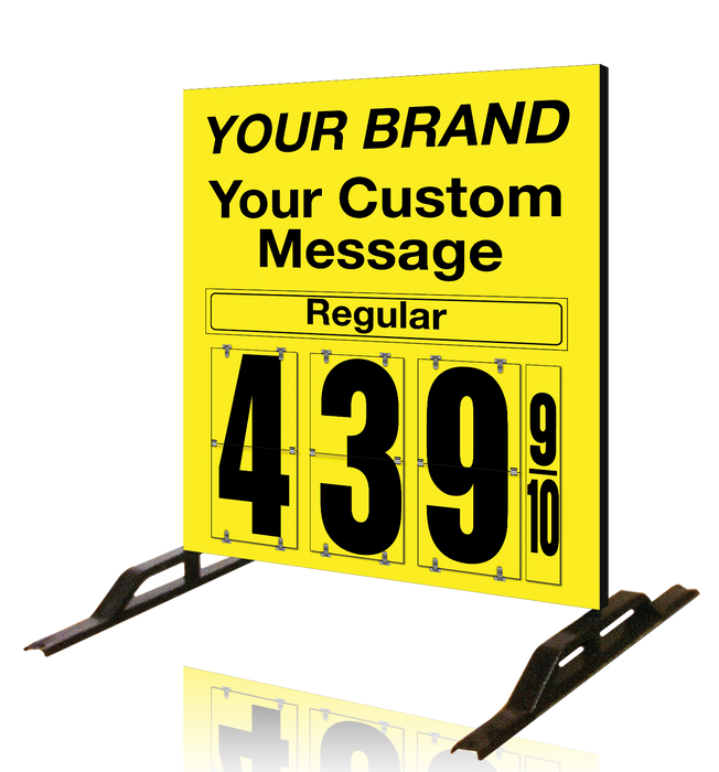 20" Single Product Fuel Price Sign