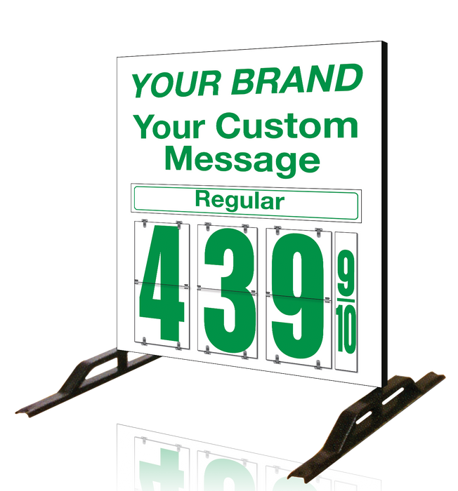 20" Single Product Fuel Price Sign