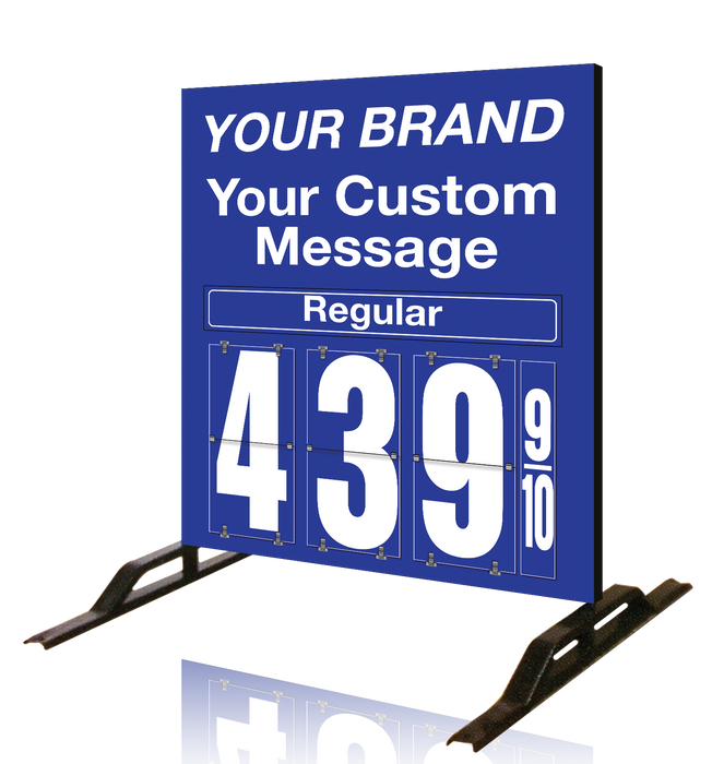20" Single Product Fuel Price Sign