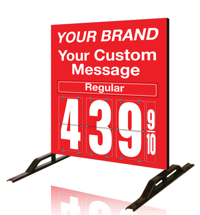 20" Single Product Fuel Price Sign
