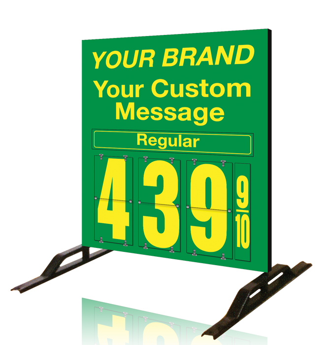 20" Single Product Fuel Price Sign