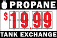 Propane Tank Exchange Flip-Sign