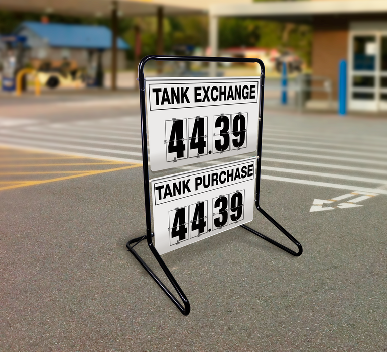 Propane Tank Exchange/Purchase Ultimate Curb Sign