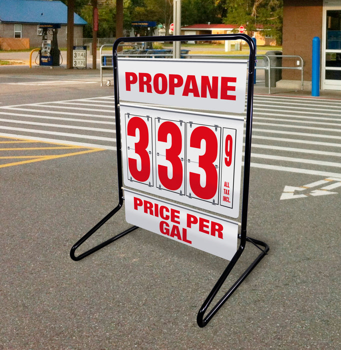 Propane PER/GAL Ultimate Curb Sign