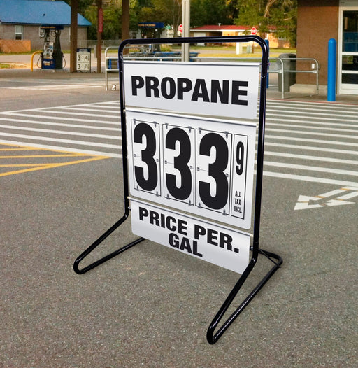 Propane PER/GAL Ultimate Curb Sign