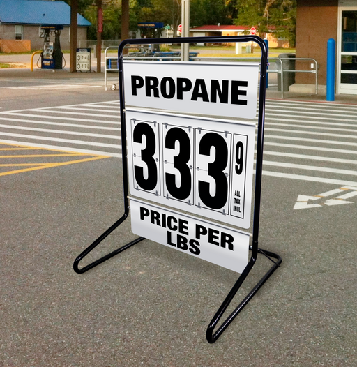 Propane PER/LBS Ultimate Curb Sign