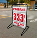 Propane PER/LBS Ultimate Curb Sign