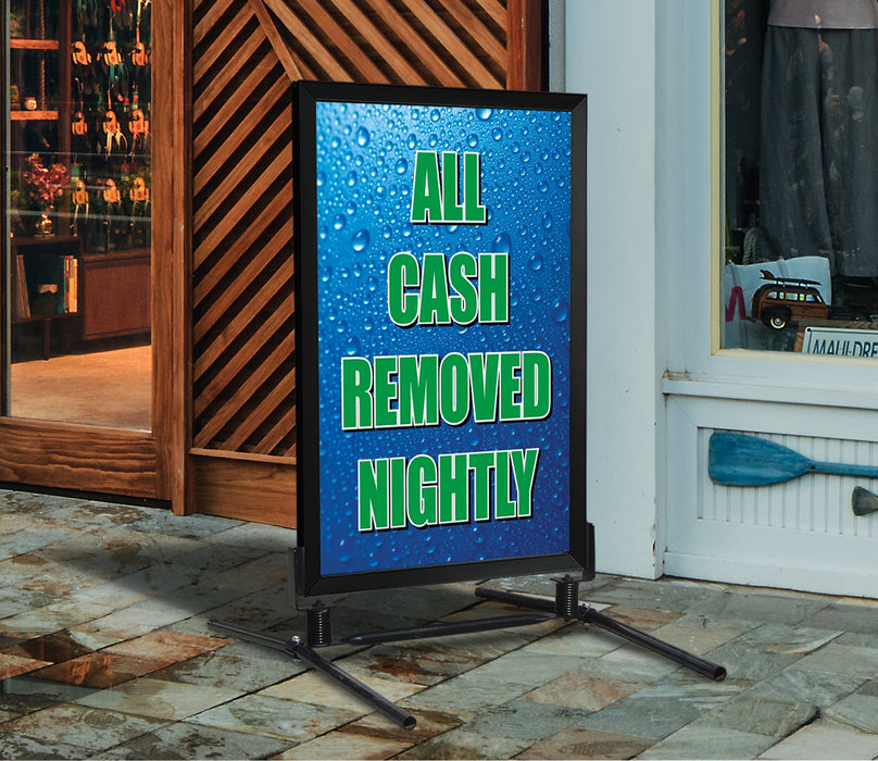 Insert- "All Cash Removed Nightly"