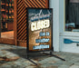 Car Wash Closed due to weather- 28" x 44" .020 Styrene Insert