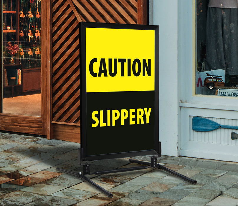 Insert- "CAUTION SLIPPERY"