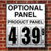 10" Flip Numbers- Single-Product, Wall or Pole Mount w/ Optional Panel