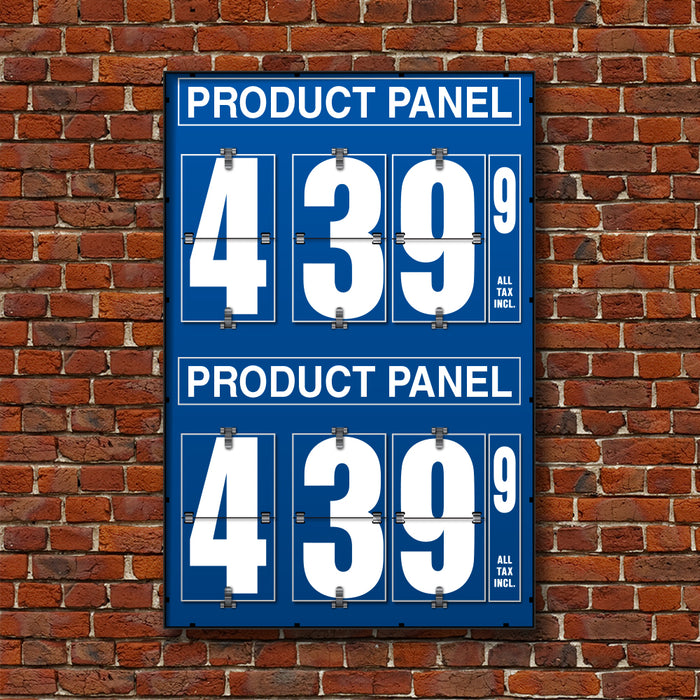 10" Flip Numbers, Two-Product, Pole or Wall Mount