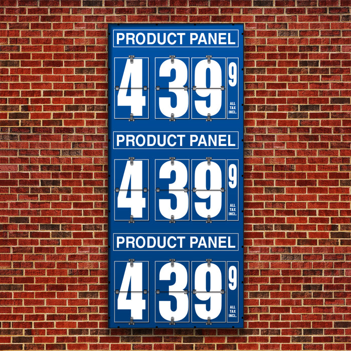 10" Flip Numbers, Three Product gas price sign