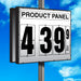 16" Flip Numbers- Single-Product, Double-Sided Pole Mount