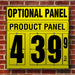 16" Flip Numbers- Single-Product, Wall or Pole Mount w/ Optional Panel