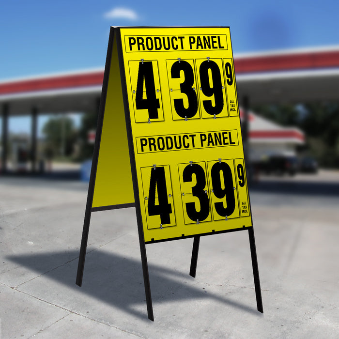 16" Flip Numbers- 2 Product, Double Sided A-Frame