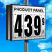 20" Flip Numbers- Single-Product, Double-Sided Pole Mount