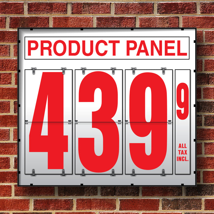 20" Flip Numbers- Single-Product, Wall or Pole Mount