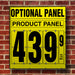 20" Flip Numbers- Single-Product, Wall or Pole Mount w/ Optional Panel