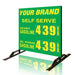 Two Product Flip All Double Sided Sign