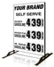 Three Product Flip All Double Sided Sign