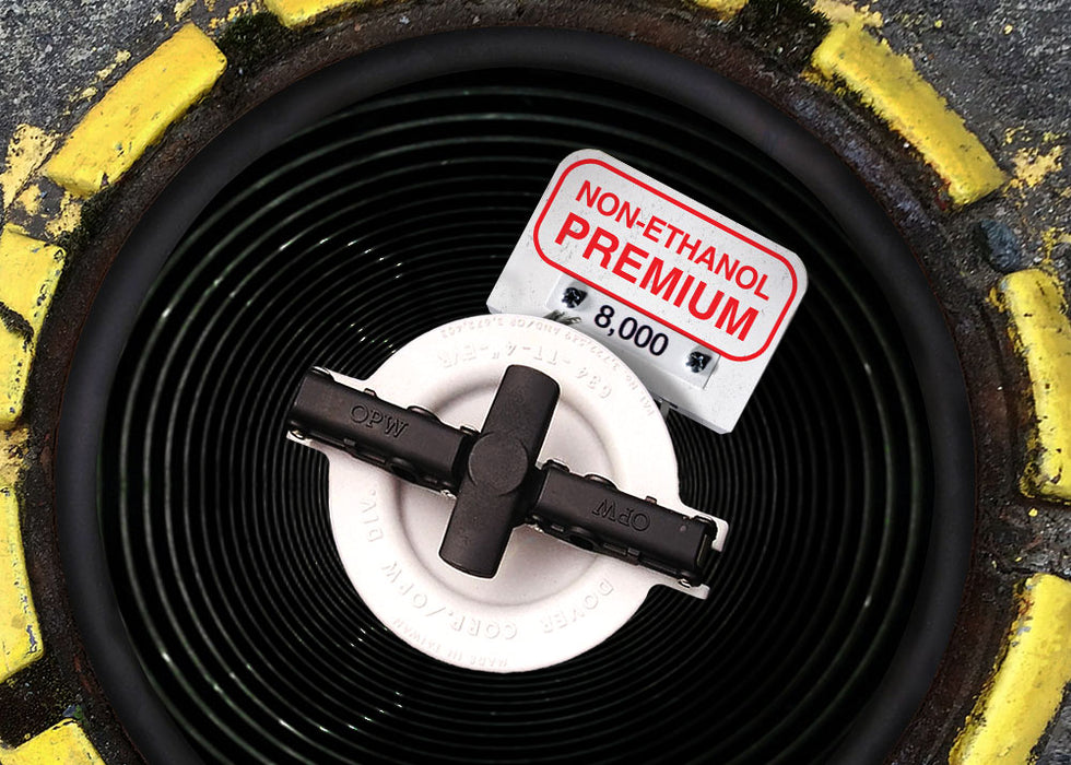 Aluminum FPI Tags- "NON-ETHANOL PREMIUM"