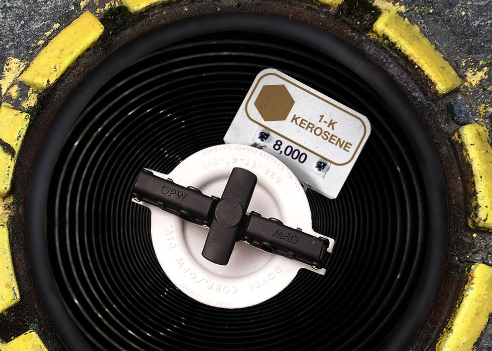 Aluminum FPI Tags- "1-K Kerosene"