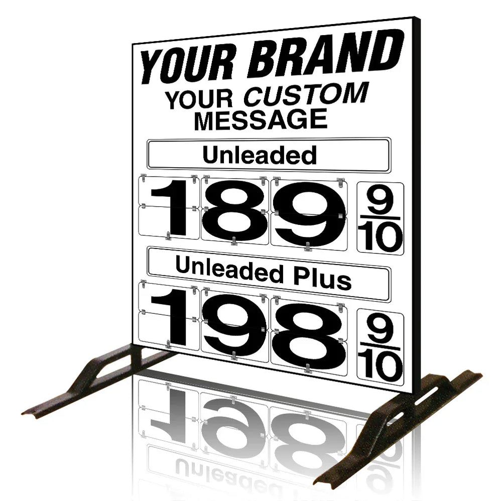 Fuel Price Flip Signs — UnitedSign
