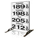 Four Product Fuel Price Sign