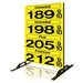 Four Product Fuel Price Sign