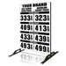 Dual Cash/Credit Gas Price Flip Sign Four-Product