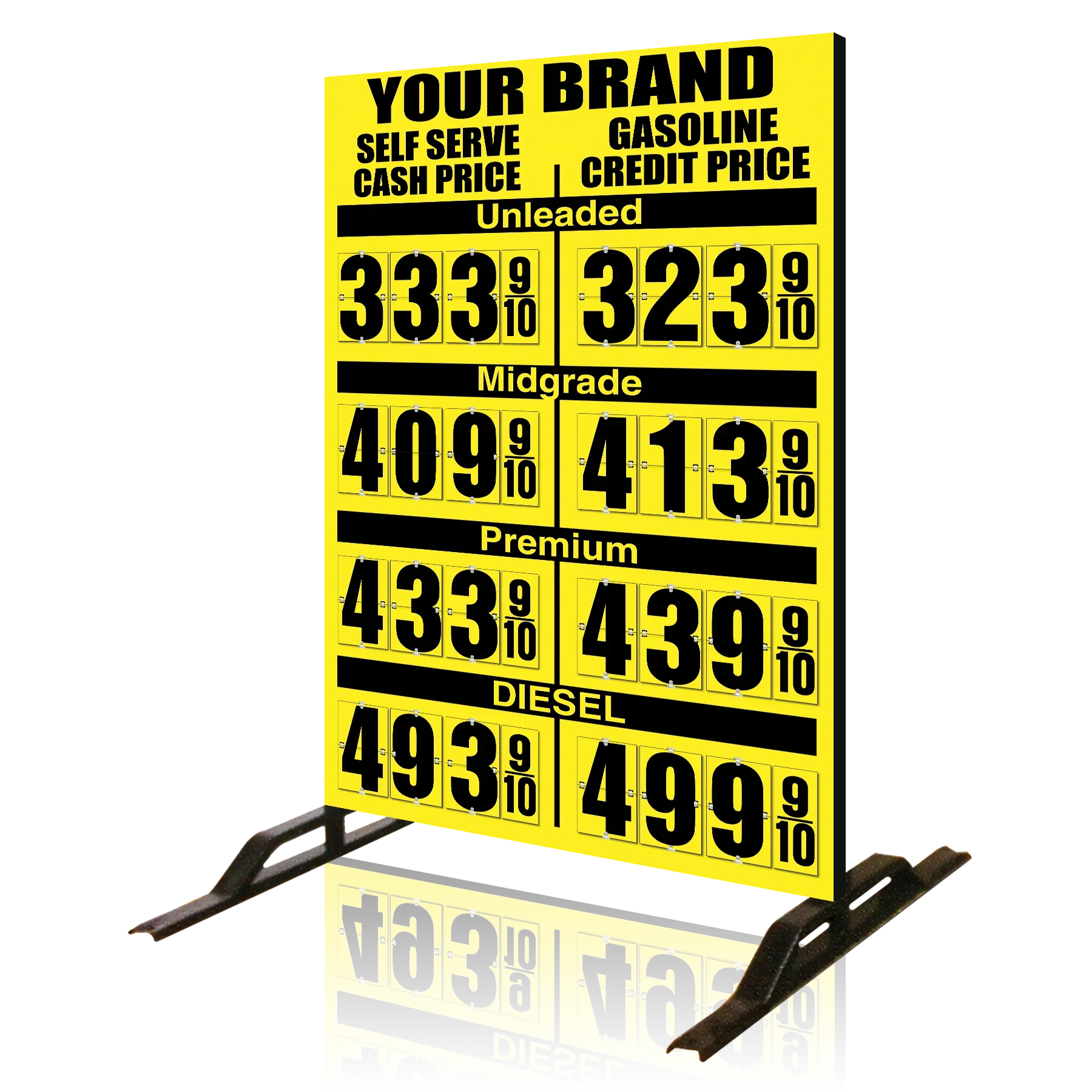 Fuel Price Flip Signs — UnitedSign
