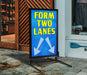 Insert- "Form Two Lanes"