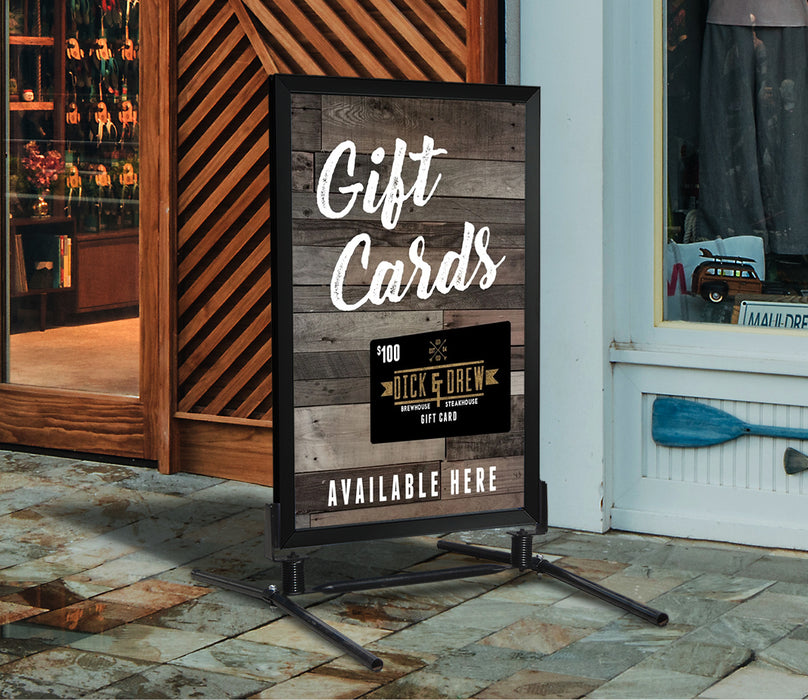 Insert- "Gift Cards Available"