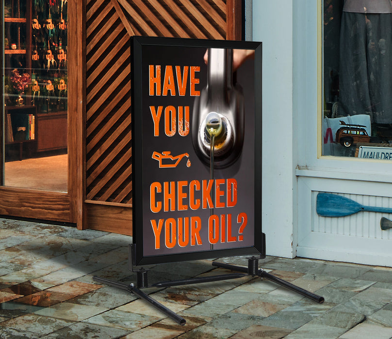 Insert- "Check Your Oil"