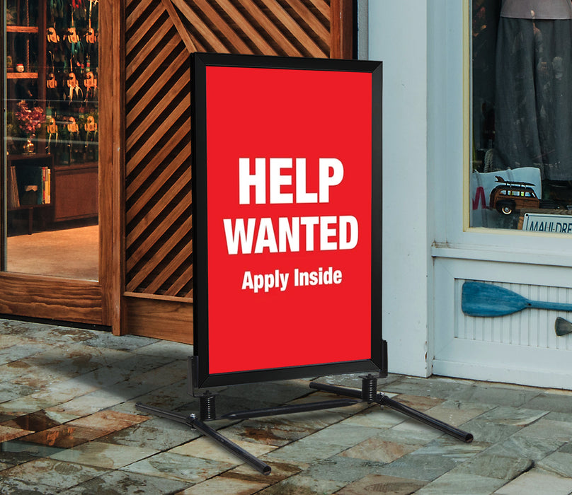Insert- "Help Wanted Apply Inside"