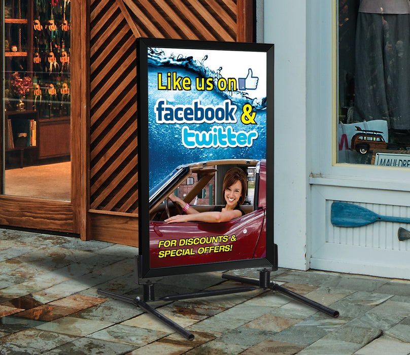 Insert- "Like us on Facebook & Twitter"