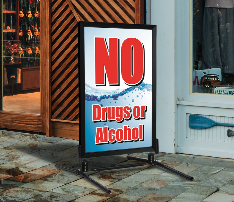 Insert- "NO Drugs or Alcohol"