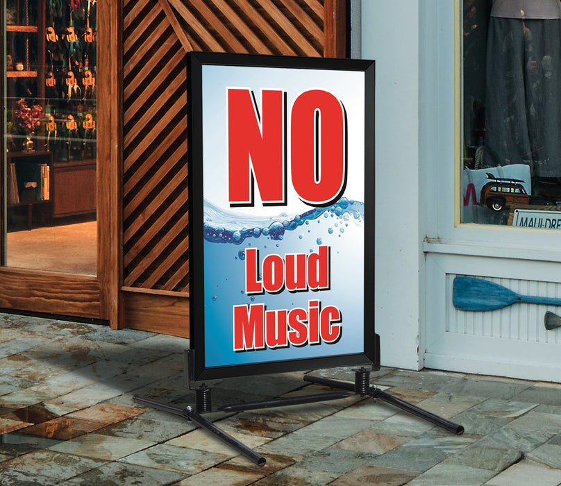 Insert- "NO Loud Music"