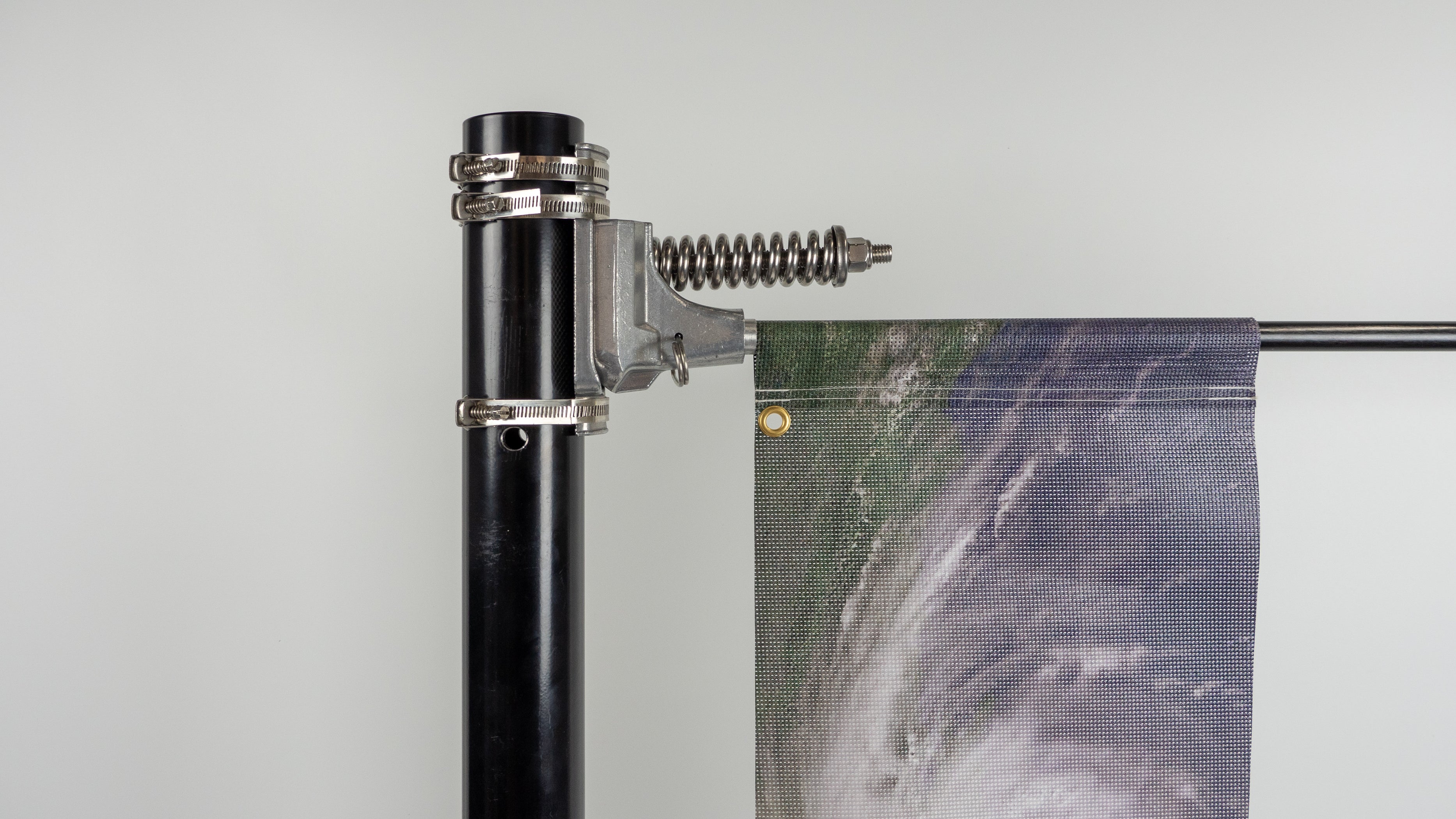 Street Pole Banner Spring Mounting Bracket/Hardware — UnitedSign