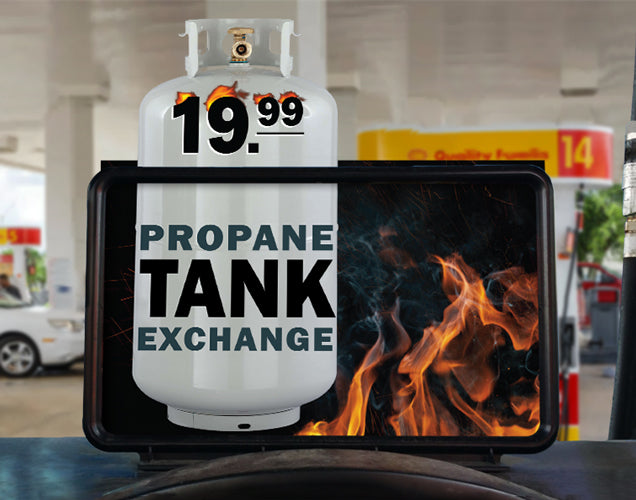 LP Tank Exchange- 20"w x 20"h Price Burst Insert