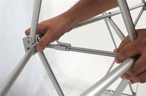 8' x 15' Fabric Pop-up Display