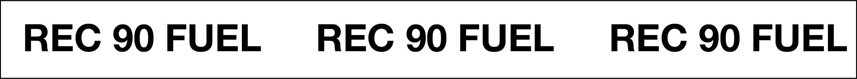 Storage Tank Collar- "REC 90 Fuel"