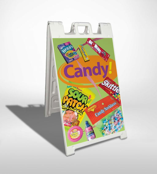Aluminum Two Sided Panel  "Candy" for Flexible Curb Sign