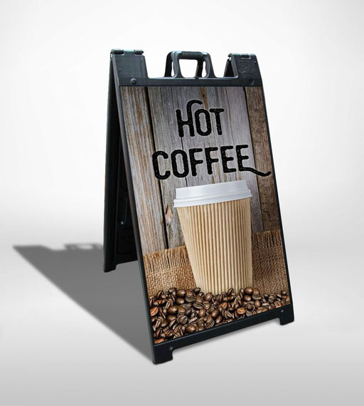 Hot Coffee- 28"w x 44"h 4mm Coroplast Insert